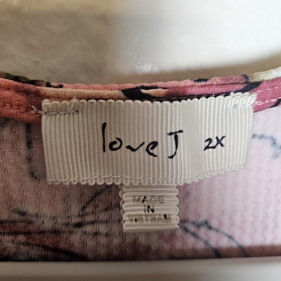 Love Floral Midi Dress in Pink and Olive - Picture 2 of 3